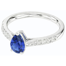 Afbeelding in Gallery-weergave laden, echte round diamant 2.50karaat ring bovenaanzicht