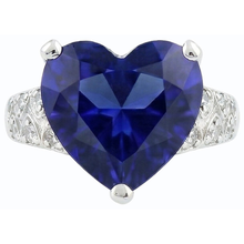 Afbeelding in Gallery-weergave laden, echte round diamant 4karaat ring bovenaanzicht