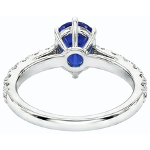 Afbeelding in Gallery-weergave laden, echte round diamant 3.50karaat ring bovenaanzicht