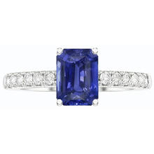 Afbeelding in Gallery-weergave laden, echte round diamant 3karaat ring op wit