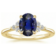 Afbeelding in Gallery-weergave laden, echte round diamant 3.50karaat ring bovenaanzicht