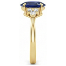 Afbeelding in Gallery-weergave laden, echte round diamant 3.50karaat ring op wit