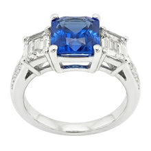 Afbeelding in Gallery-weergave laden, echte round diamant 4.50karaat ring profielweergave