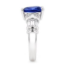 Afbeelding in Gallery-weergave laden, Edelsteen Triljoen Saffier Ring Baguette & Ronde Diamanten 2,50 Karaat
