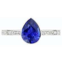 Afbeelding in Gallery-weergave laden, echte round diamant 3karaat watch bovenaanzicht