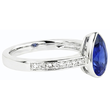 Afbeelding in Gallery-weergave laden, echte round diamant 3karaat watch op wit