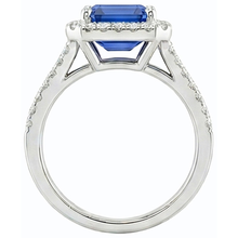 Afbeelding in Gallery-weergave laden, echte round diamant 4.50karaat ring zijaanzicht
