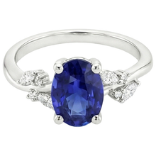 Afbeelding in Gallery-weergave laden, echte round diamant 4.50karaat ring bovenaanzicht