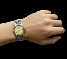 Afbeelding in Gallery-weergave laden, Eeuwigdurende Rolex heren Rolex Stok-wijzerplaat jubileum roestvrijstalen armband snel ingesteld