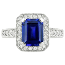 Afbeelding in Gallery-weergave laden, echte emerald smaragd 2.20karaat ring vooraanzicht