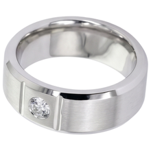 Afbeelding in Gallery-weergave laden, Enkele Echt Diamanten Ring Voor Heren