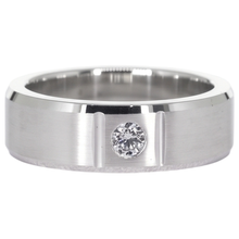 Afbeelding in Gallery-weergave laden, Enkele Echt Diamanten Ring Voor Heren