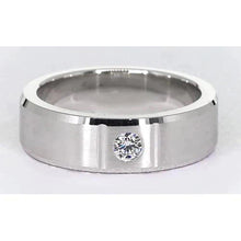 Afbeelding in Gallery-weergave laden, Enkele Echt Diamanten Ring Voor Heren