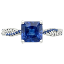 Afbeelding in Gallery-weergave laden, echte round diamant 3.45karaat ring close-up detail