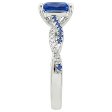 Afbeelding in Gallery-weergave laden, echte round diamant 3.45karaat ring profielweergave