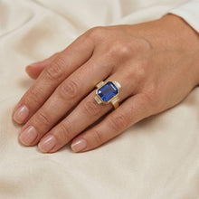 Afbeelding in Gallery-weergave laden, Fijn VVS Zuiverheid Royal Blue Saffier Sieraadsteen Ring – 4,80