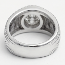 Afbeelding in Gallery-weergave laden, Fijne Diamant Mannen Ring – Old Mine Slijpvorm 2 karaat 10K