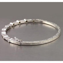 Afbeelding in Gallery-weergave laden, Filigraan Stijl Echt Diamanten Armband 1,40 Karaat Wit Goud 14K