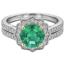 Afbeelding in Gallery-weergave laden, Elegant Sieraadsteen Ring 2 karaat – vooraanzicht