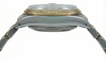 Afbeelding in Gallery-weergave laden, Gecanneleerde lunette champagnekleurige wijzerplaat Rolex Datum dameshorloge Jubileum