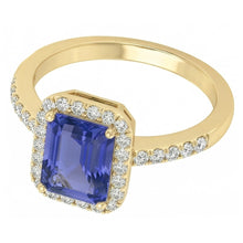 Afbeelding in Gallery-weergave laden, echte round diamant 2.50karaat ring close-up detail