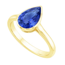 Afbeelding in Gallery-weergave laden, echte pear diamant 4karaat watch bovenaanzicht