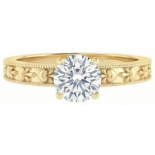 Afbeelding in Gallery-weergave laden, echte round diamant 1.75karaat ring bovenaanzicht