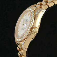 Afbeelding in Gallery-weergave laden, echte round diamant 0.50karaat watch bovenaanzicht