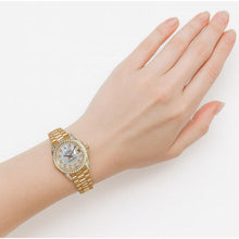 Afbeelding in Gallery-weergave laden, Geelgouden Rolex Datumjust-horloge voorzitter met diamanten wijzerplaat P1