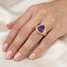 Afbeelding in Gallery-weergave laden, Geraffineerd Gekleurde Steen Ring – Amethist 8 karaat