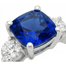 Afbeelding in Gallery-weergave laden, echte round diamant 2.75karaat ring bovenaanzicht