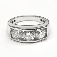 Afbeelding in Gallery-weergave laden, Goud Heren Diamant Ring Rond Gesneden Lab Gegroeid 10K Heren Sieraden