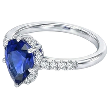 Afbeelding in Gallery-weergave laden, echte round diamant 3.50karaat ring close-up detail