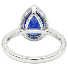 Afbeelding in Gallery-weergave laden, echte round diamant 4karaat ring zijaanzicht
