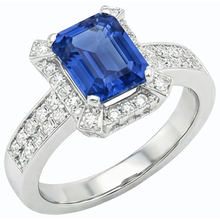 Afbeelding in Gallery-weergave laden, echte round diamant 3.50karaat ring zijaanzicht