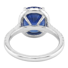 Afbeelding in Gallery-weergave laden, echte round diamant 3.50karaat ring profielweergave