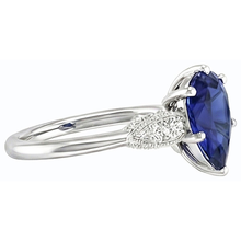 Afbeelding in Gallery-weergave laden, echte round diamant 3.50karaat ring bovenaanzicht