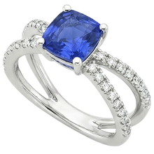 Afbeelding in Gallery-weergave laden, echte round diamant 2.75karaat ring bovenaanzicht