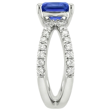 Afbeelding in Gallery-weergave laden, echte round diamant 2.75karaat ring profielweergave