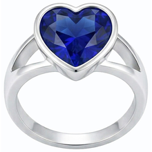 Afbeelding in Gallery-weergave laden, echte heart diamant 3karaat ring zijaanzicht