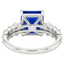 Afbeelding in Gallery-weergave laden, echte princess saffier 4karaat ring op wit
