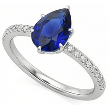 Afbeelding in Gallery-weergave laden, echte round diamant 5karaat ring bovenaanzicht