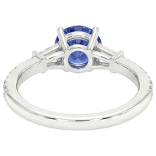Afbeelding in Gallery-weergave laden, echte round diamant 3karaat ring profielweergave