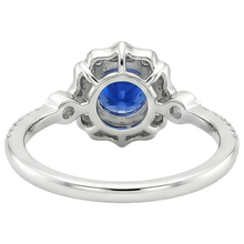 Afbeelding in Gallery-weergave laden, echte round diamant 3karaat ring op wit