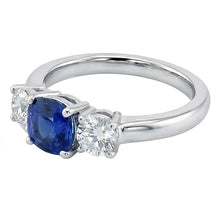 Afbeelding in Gallery-weergave laden, echte round diamant 1.25karaat ring bovenaanzicht