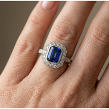 Afbeelding in Gallery-weergave laden, echte round diamant 3.50karaat ring band detail