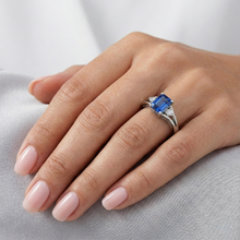 Afbeelding in Gallery-weergave laden, echte round diamant 2.50karaat ring op wit