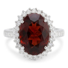 Afbeelding in Gallery-weergave laden, Granaat Cocktail Ring