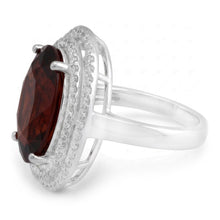 Afbeelding in Gallery-weergave laden, Granaat Cocktail Ring