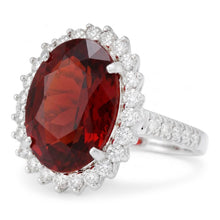 Afbeelding in Gallery-weergave laden, Granaat Cocktail Ring